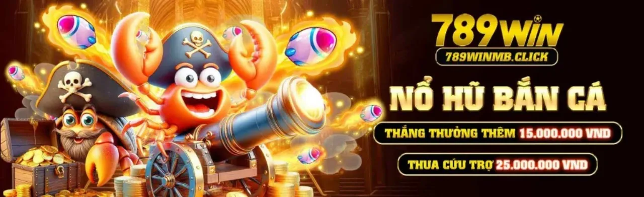 Hình ảnh tổng quan về game nổ hũ tại Win 78 với biểu tượng jackpot và tiền vàng, thể hiện sự giàu có và cơ hội chiến thắng lớn. Màu sắc chủ đạo xanh đậm và vàng đồng.