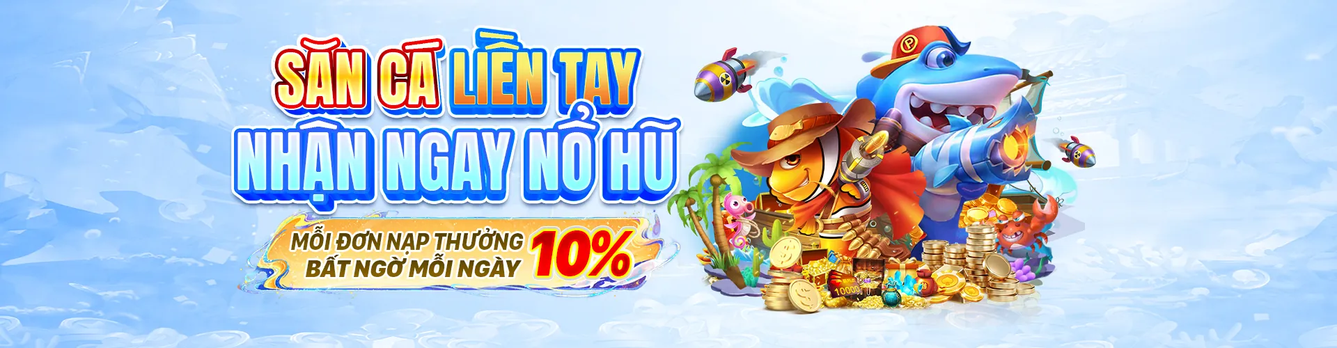 Hình ảnh nền trò chơi Bắn Cá sôi động tại Win 78